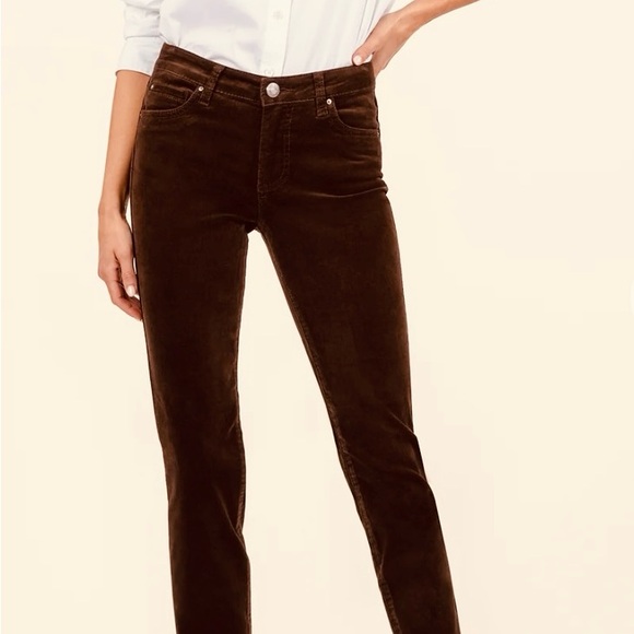 Kut from the Kloth Burgundy Skinny Pants - Picture 4 of 5